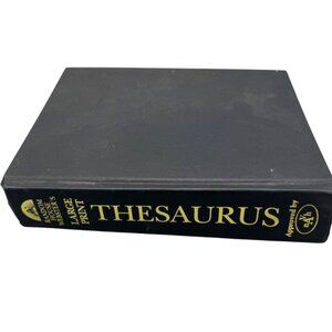 Random House Websters Large Print Thesaurus Hardcover book 2001 English READ
